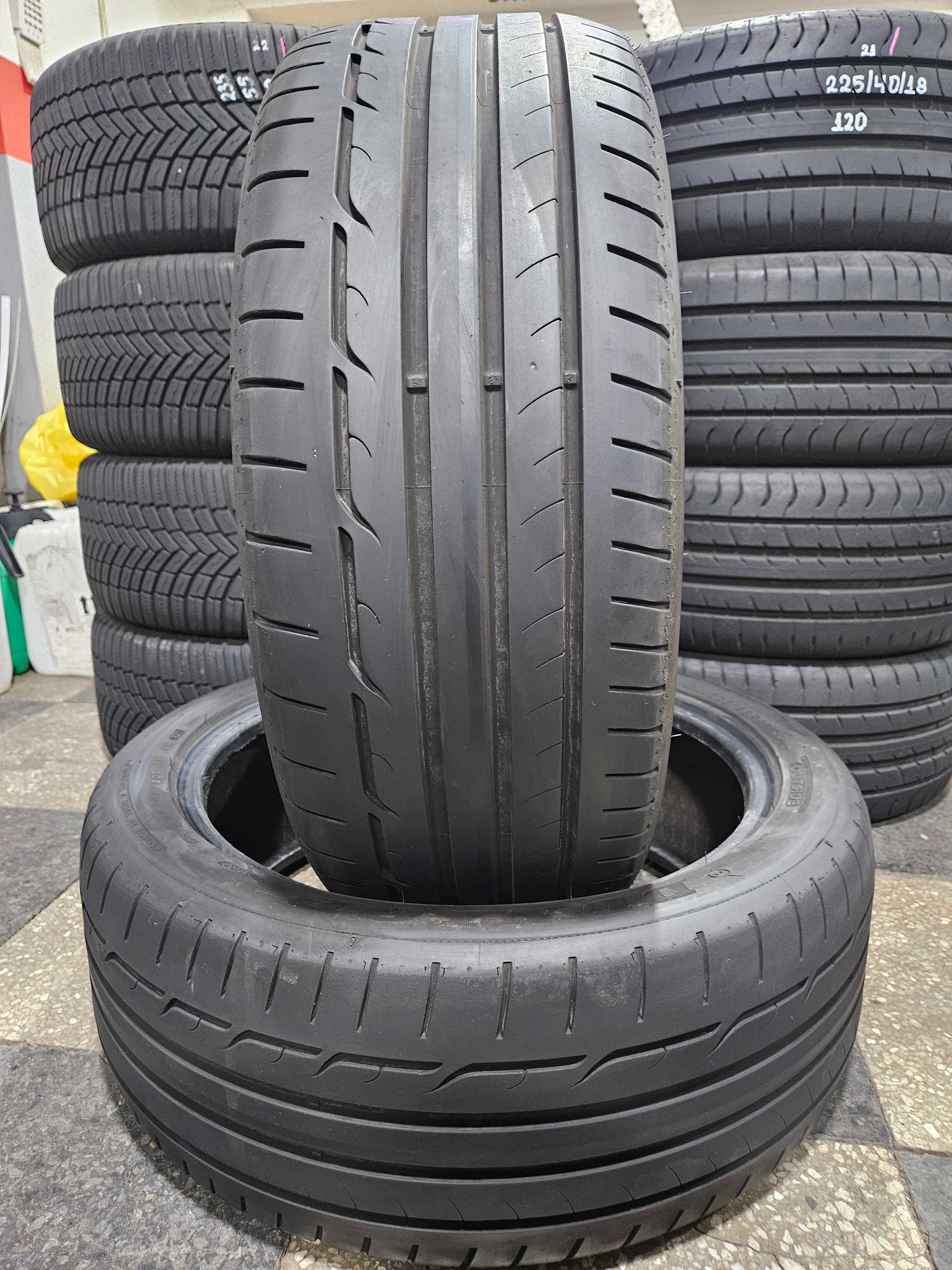 2бр 225/45/19 DUNLOP 6,8мм грайфер дот:20г безплатен монтаж