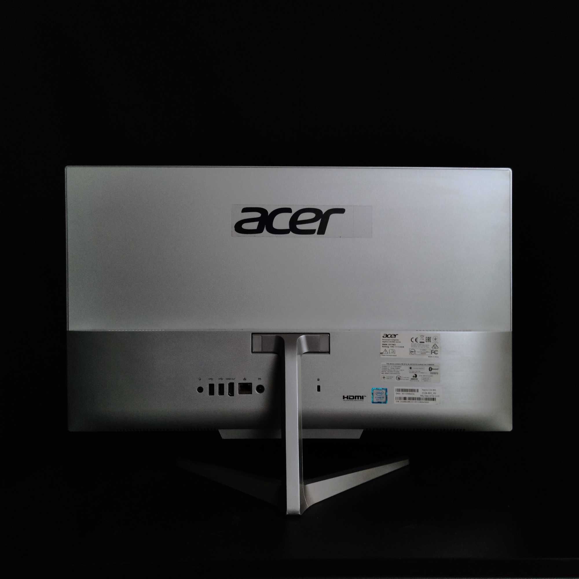 Моноблок Acer 24" Core i5-8250U/ОЗУ 8GB/SSD 240GB M.2/UHD Graphics 620