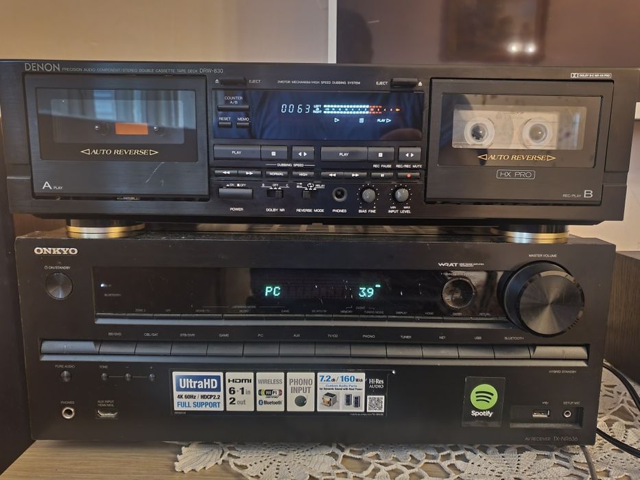 Dublu deck casetofon Denon DRW 830