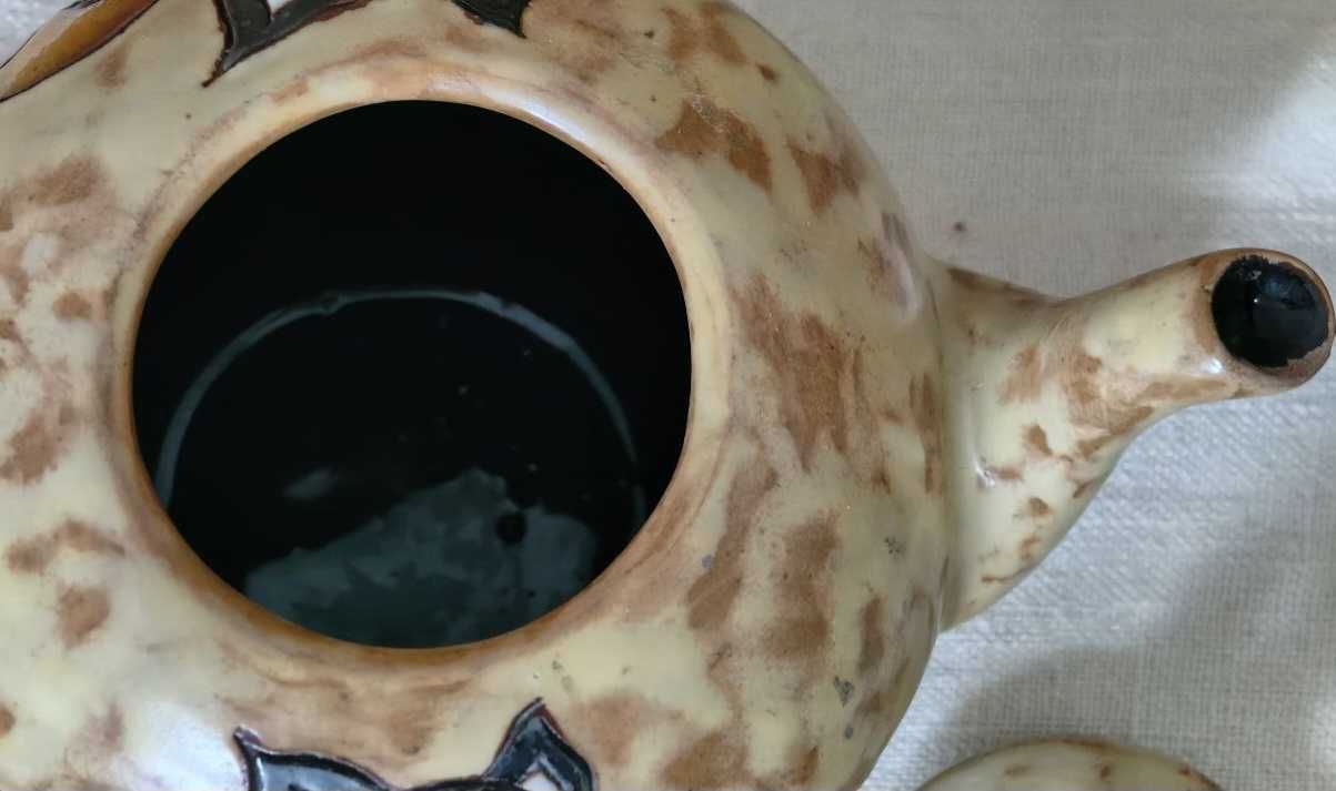 Керамичен Чайник с котка