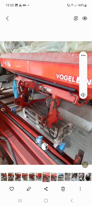 Distribuitor azot vogel&noot d903 /quvigne d 903 și plug reversibil vo