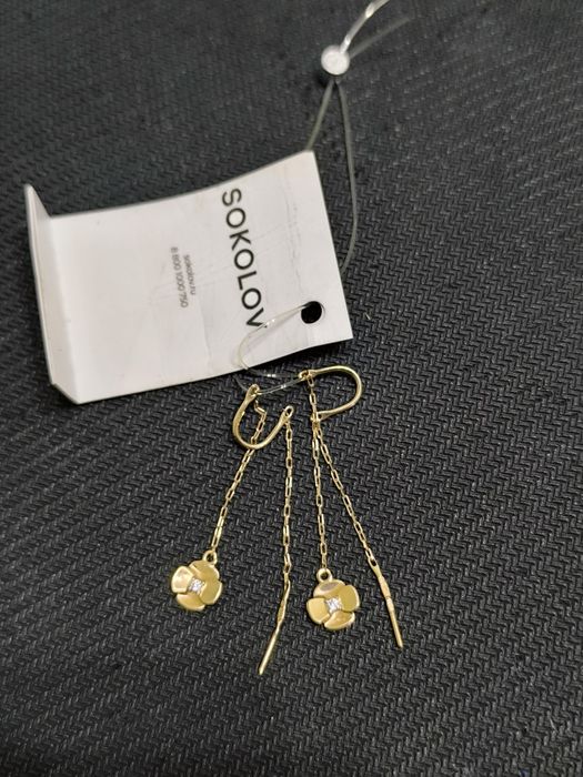 Серьги висульки Sokolov Новые