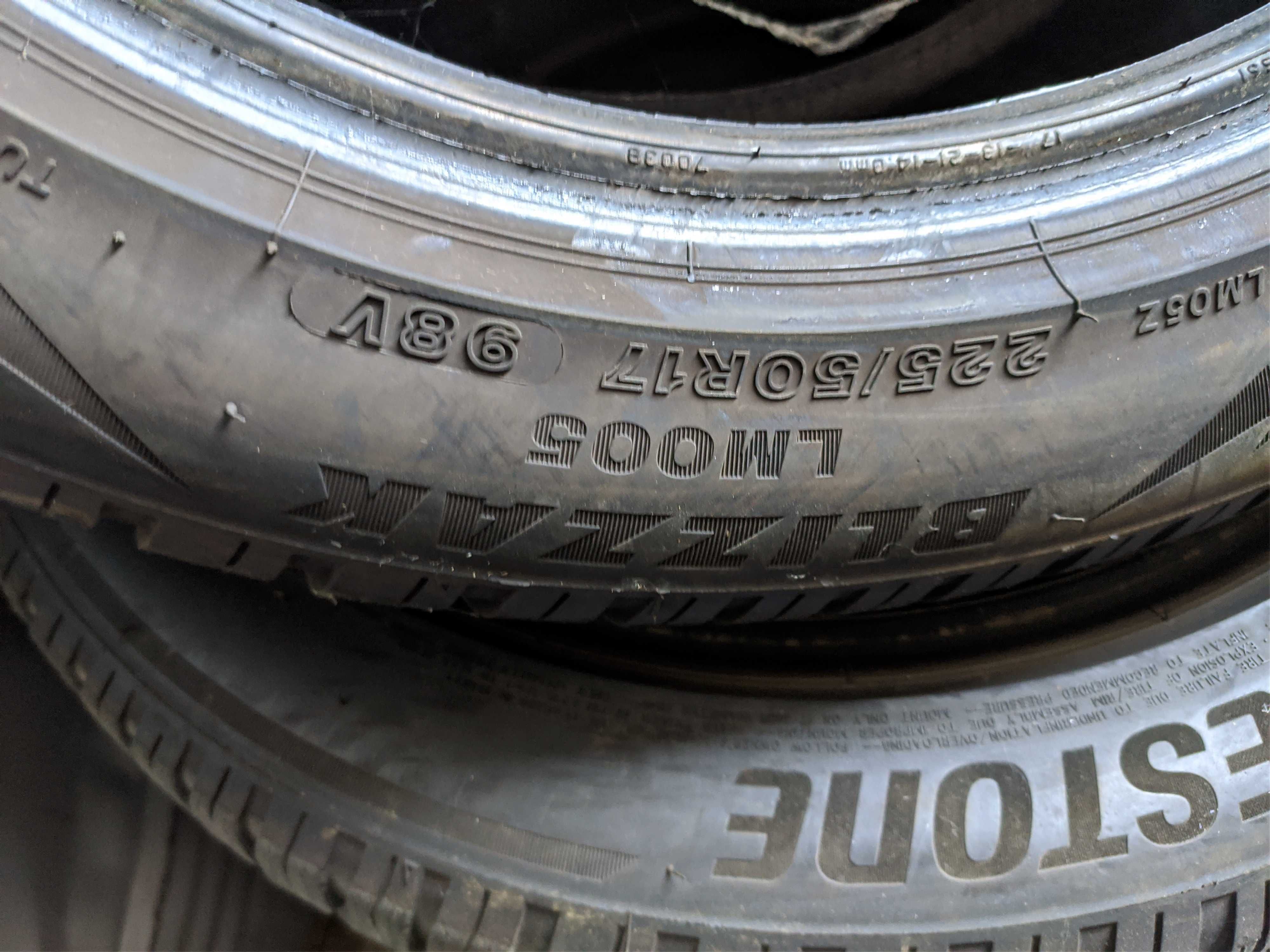 4Бр зимни гуми 225 50 17 - Bridgestone