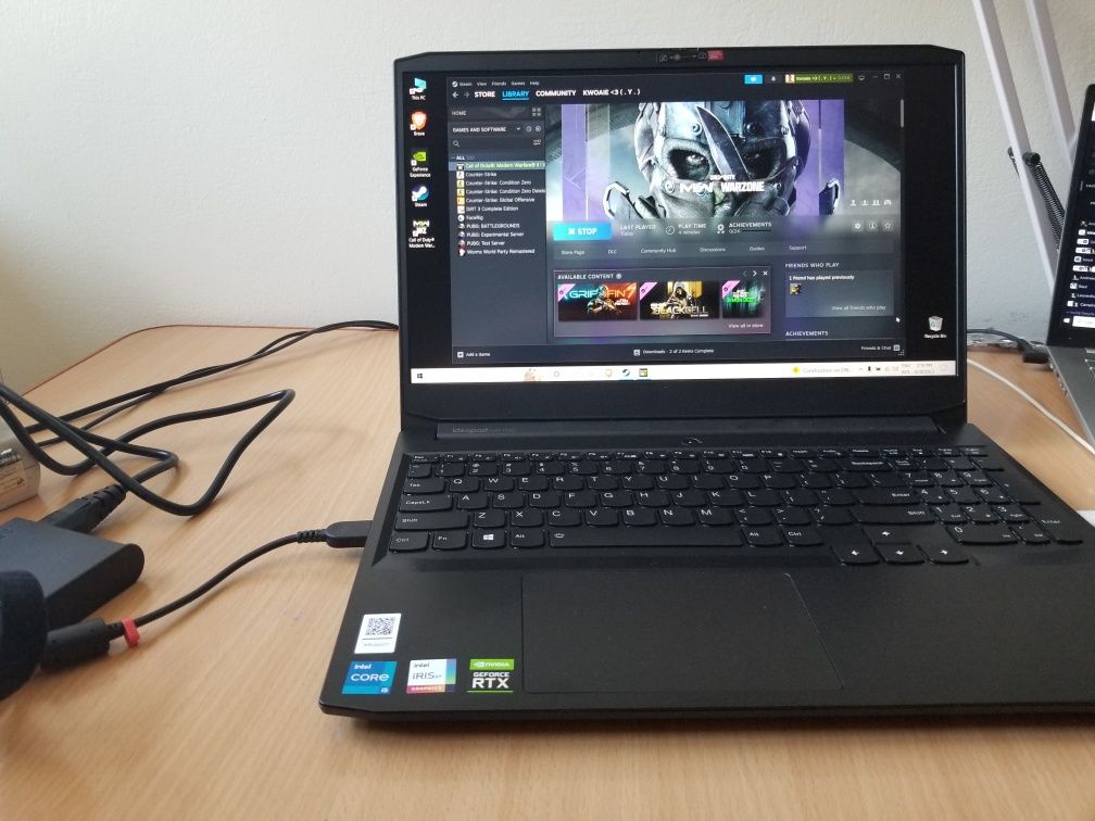 Laptop Legion Gaming Ideapad 3 i5-11300H, RTX 3050, 16GB RAM