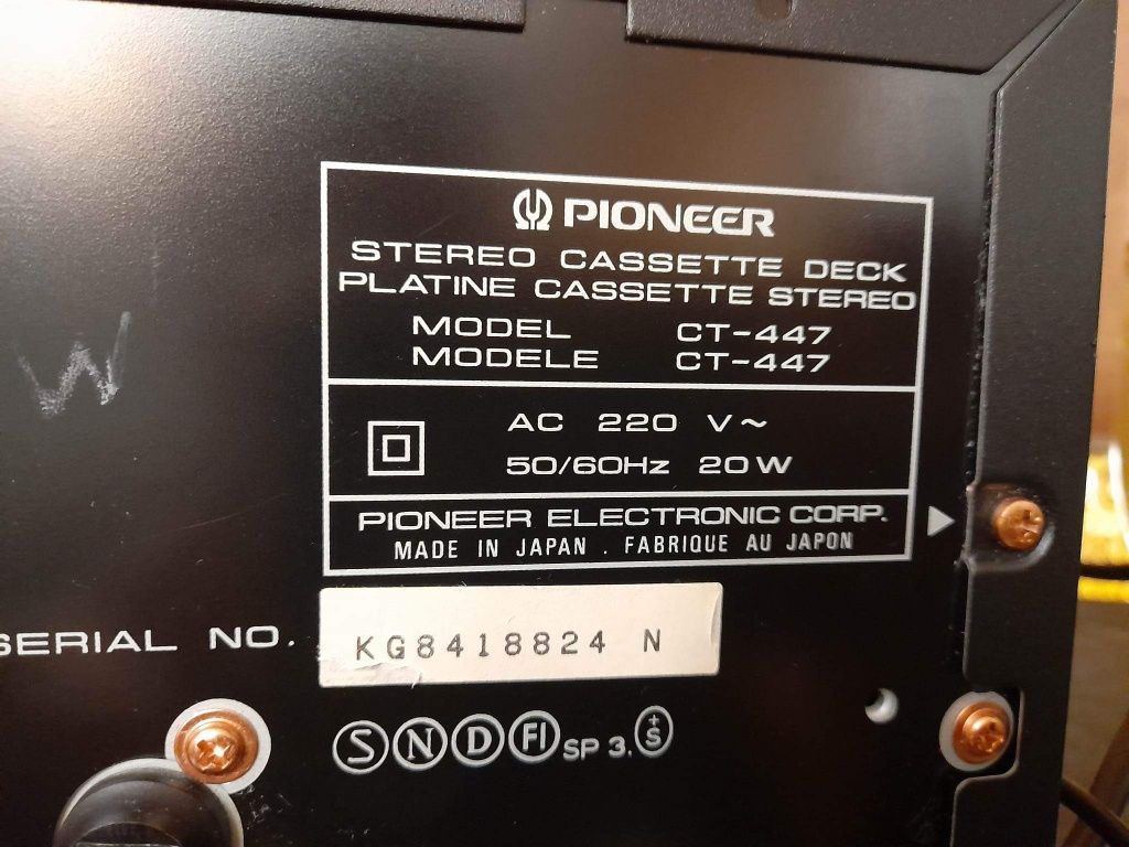 Дек Pioneer CT-447