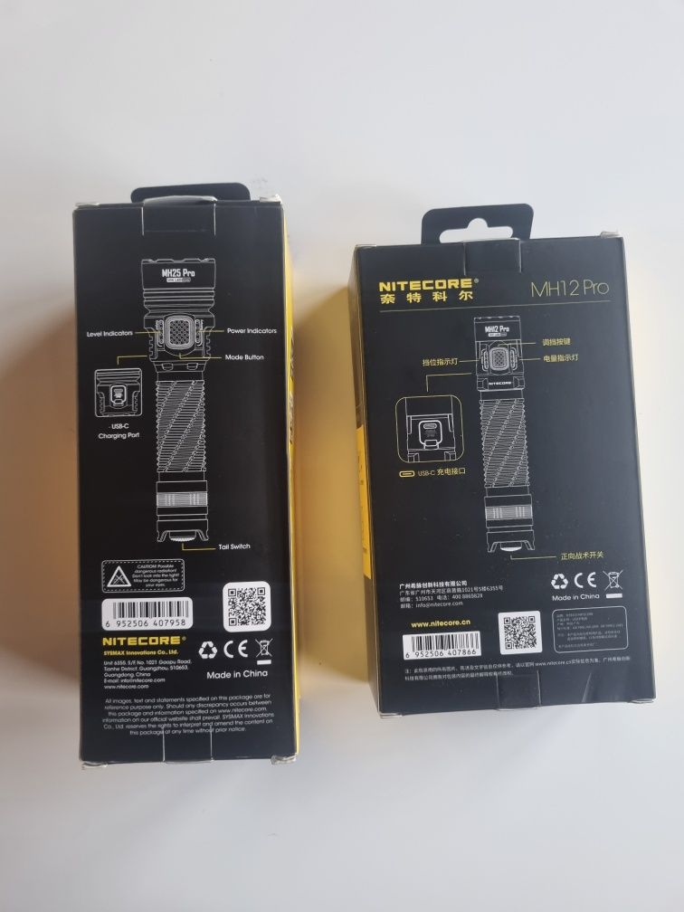 Мощни Фенери NITECORE MH12 PRO,  MH25 PRO