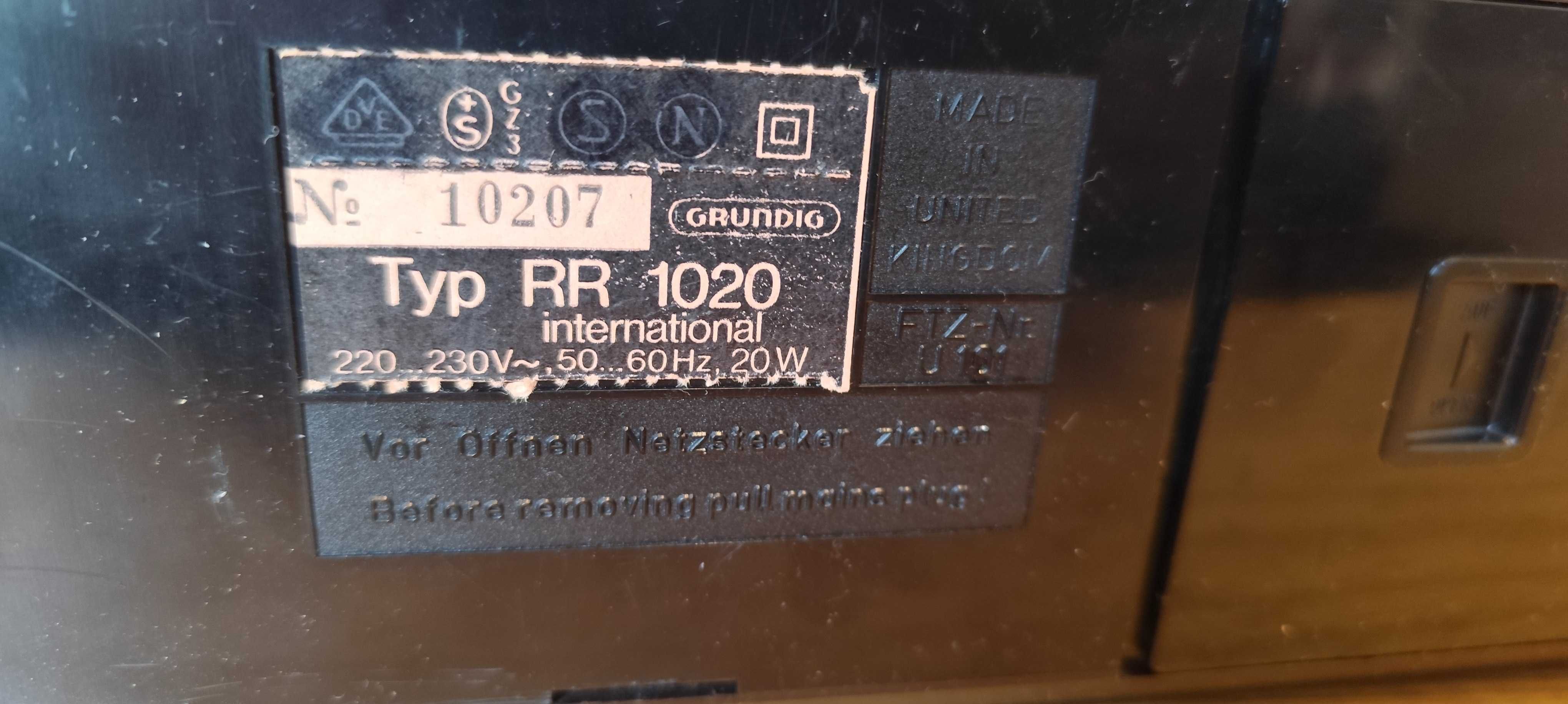 Радиокасетофон Grundig RR1020 international-стерео ретро