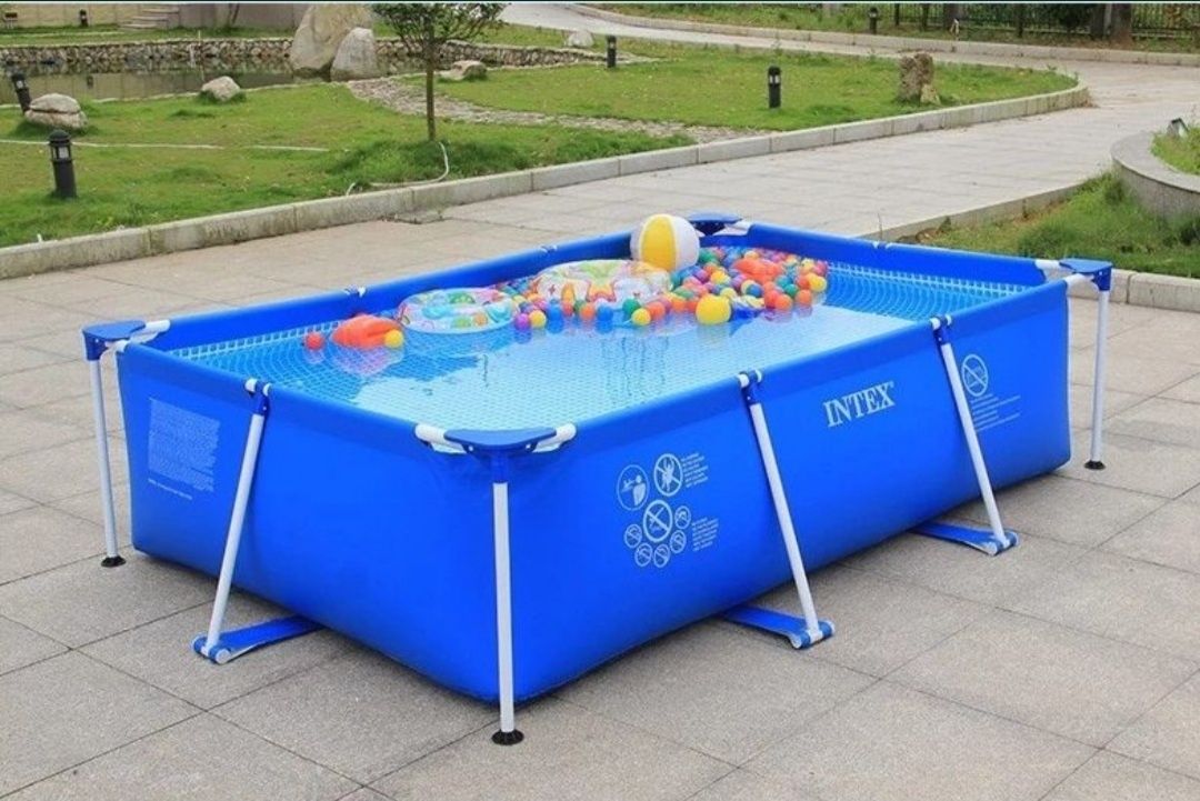 INTEX 300×200×75 Оригинал каркасный бассейн stoyka basseyn baseyn