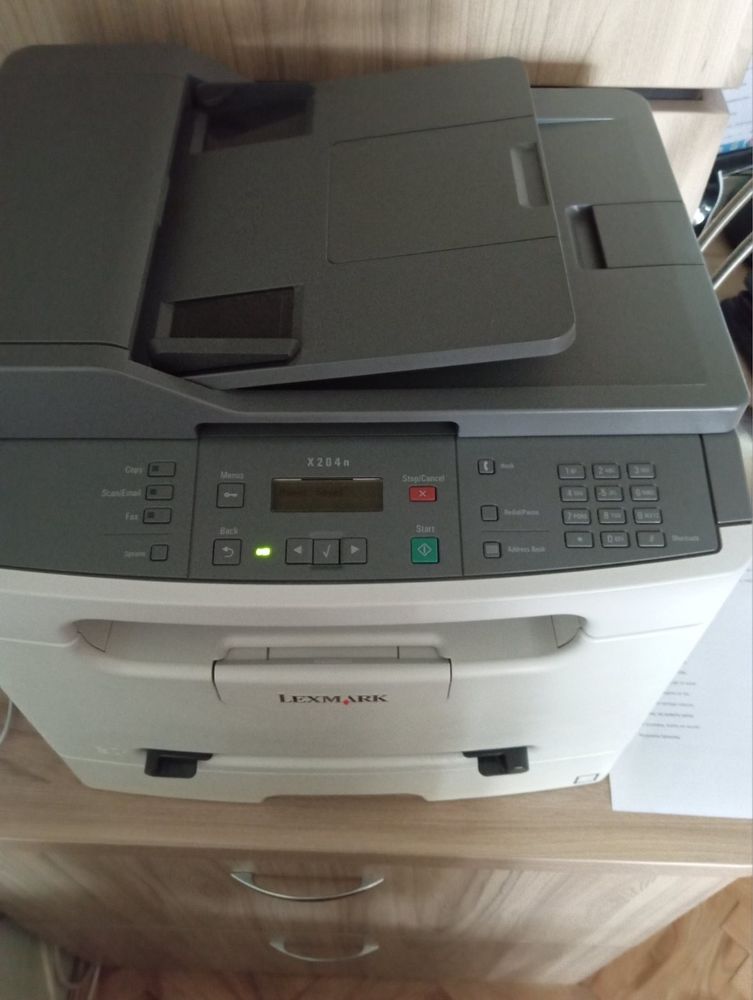 Принтер и скенер Lexmark с нова тонер касета