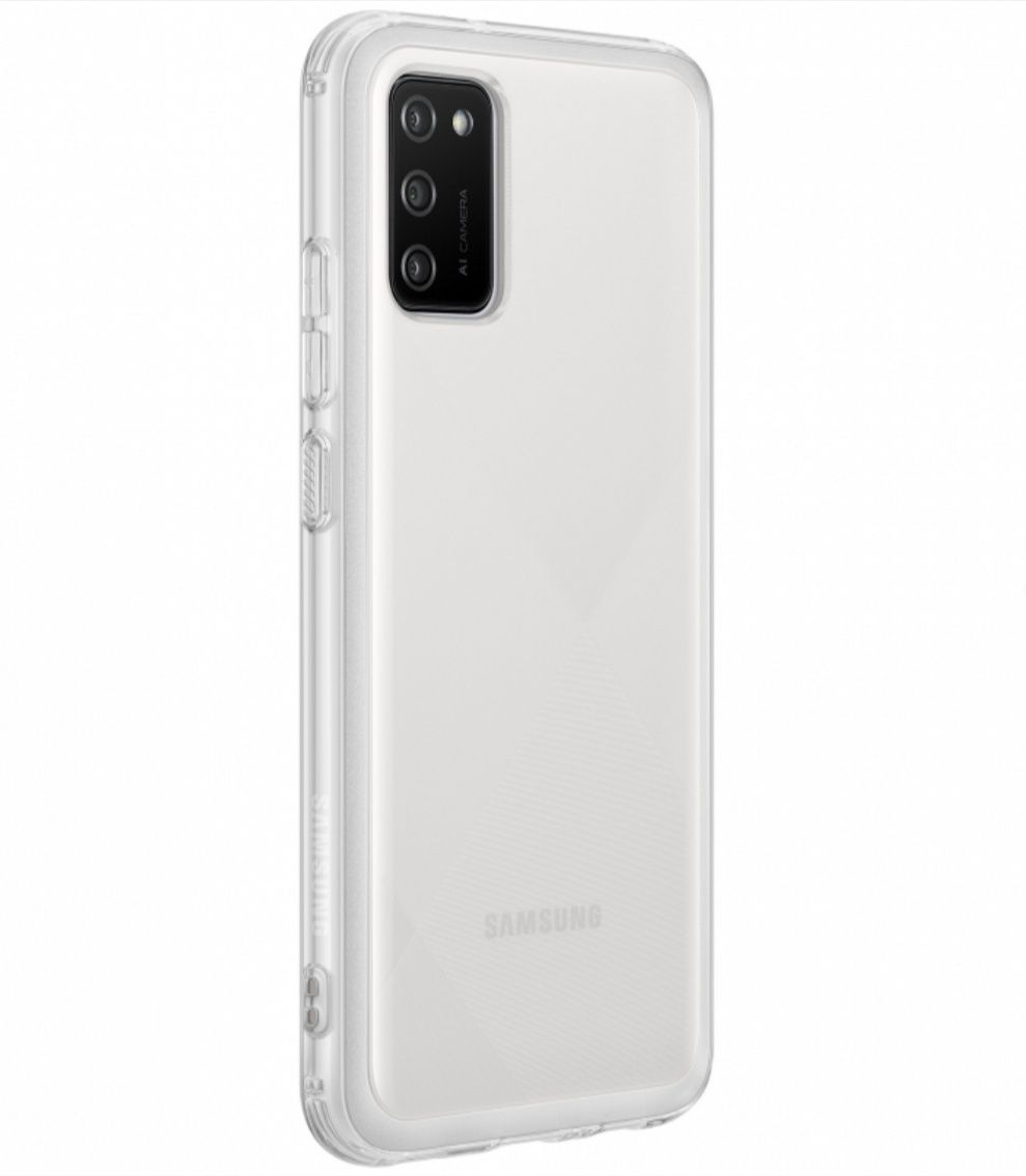 Husa silicon originala Samsung Soft Clear Cover Galaxy A02s