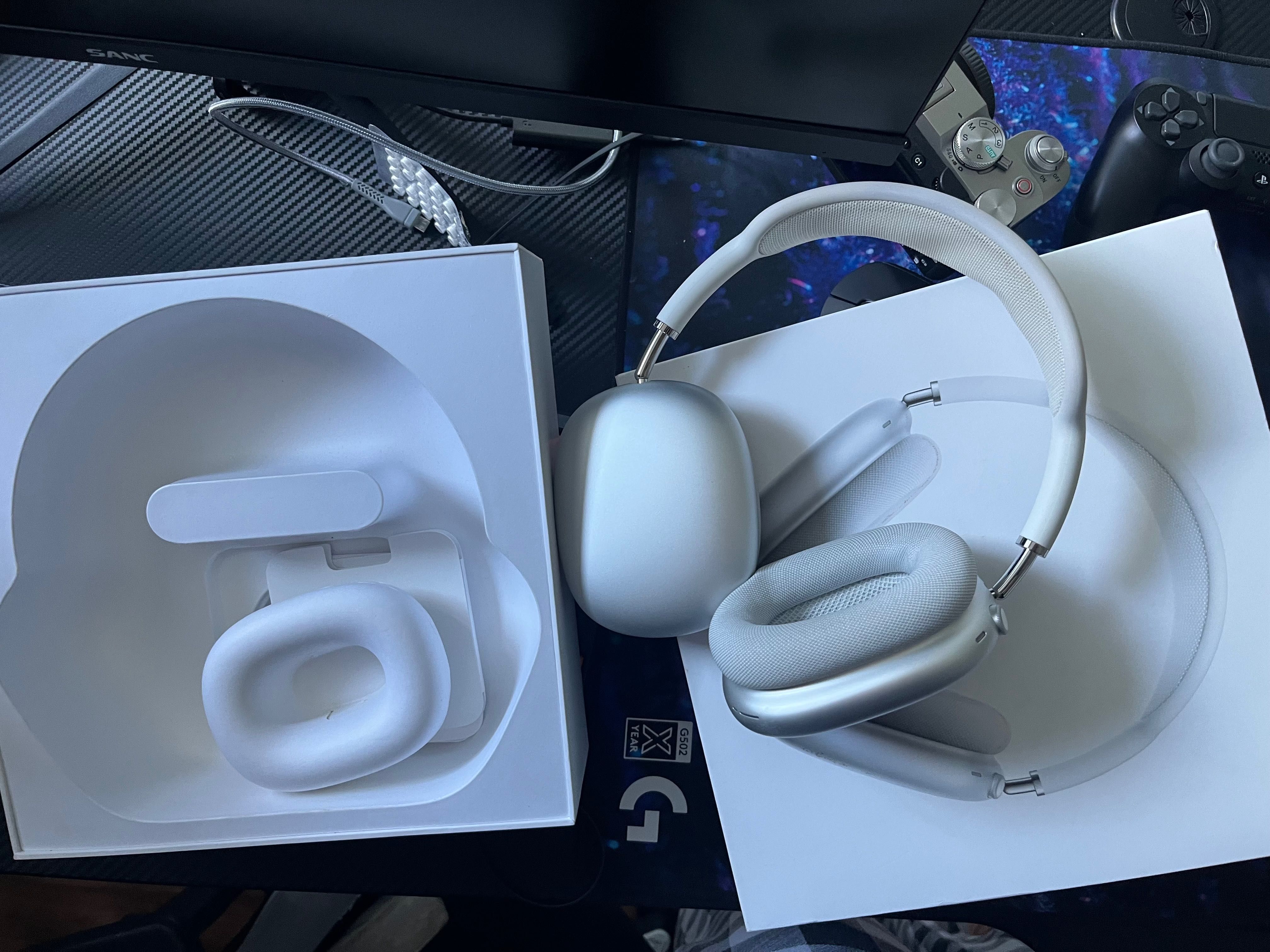 Air pods max белые оригинал