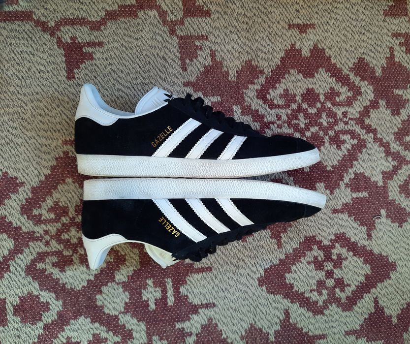 Adidas gazele alb negru