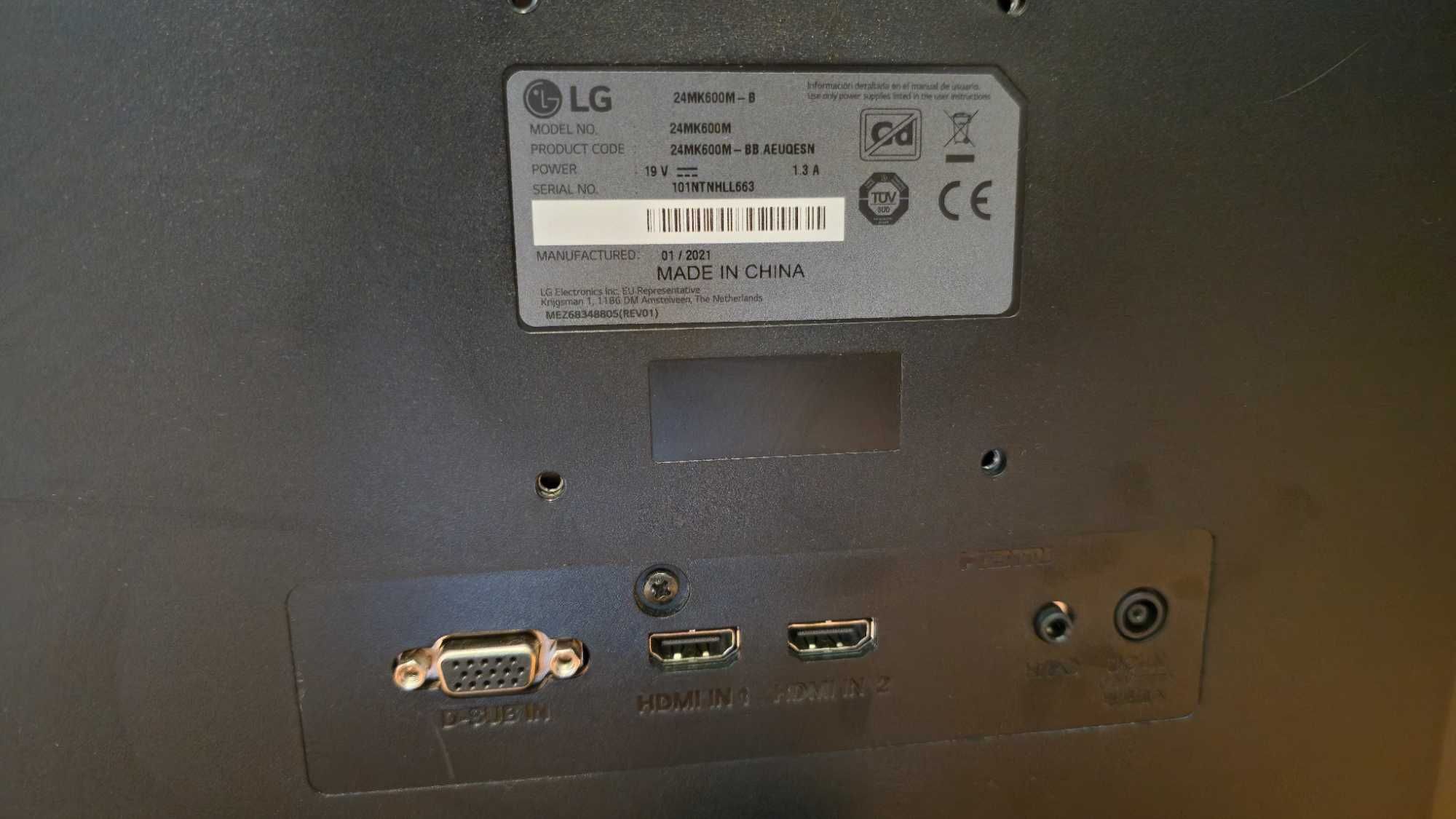 Монитор LG 24MK600M-B