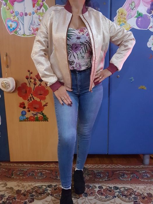 Geaca H&M +blugi+bluza, toate la doar 45 lei