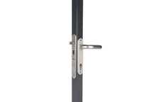 Set complet incuietoare incastrabila poarta metalica pietonala,Locinox