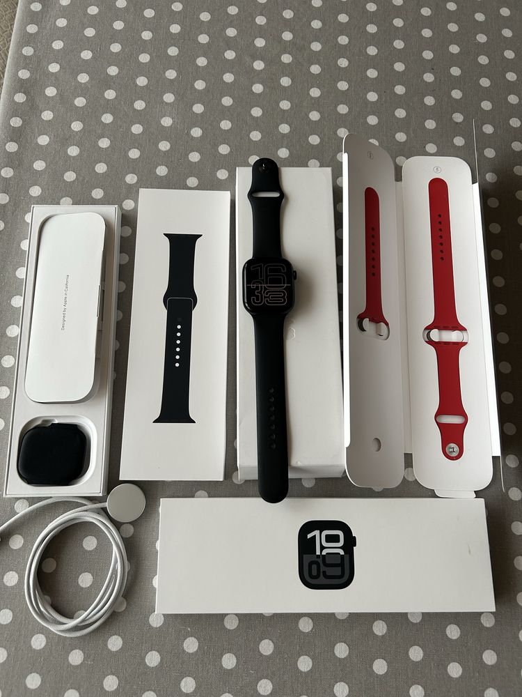Apple Watch Series 10 46mm Jet Black Al Black SB M/L GPS