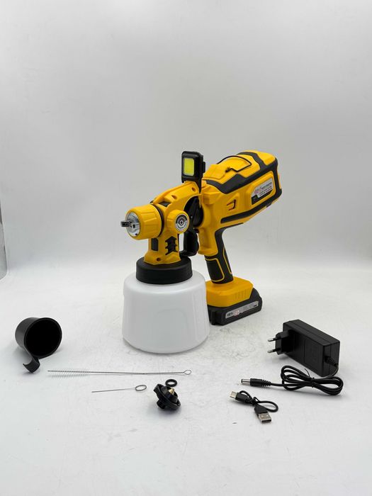 Аккумуляторный краскопульт Ubay UB-CN7000D | 21V | 200 Вт | 1400 мл