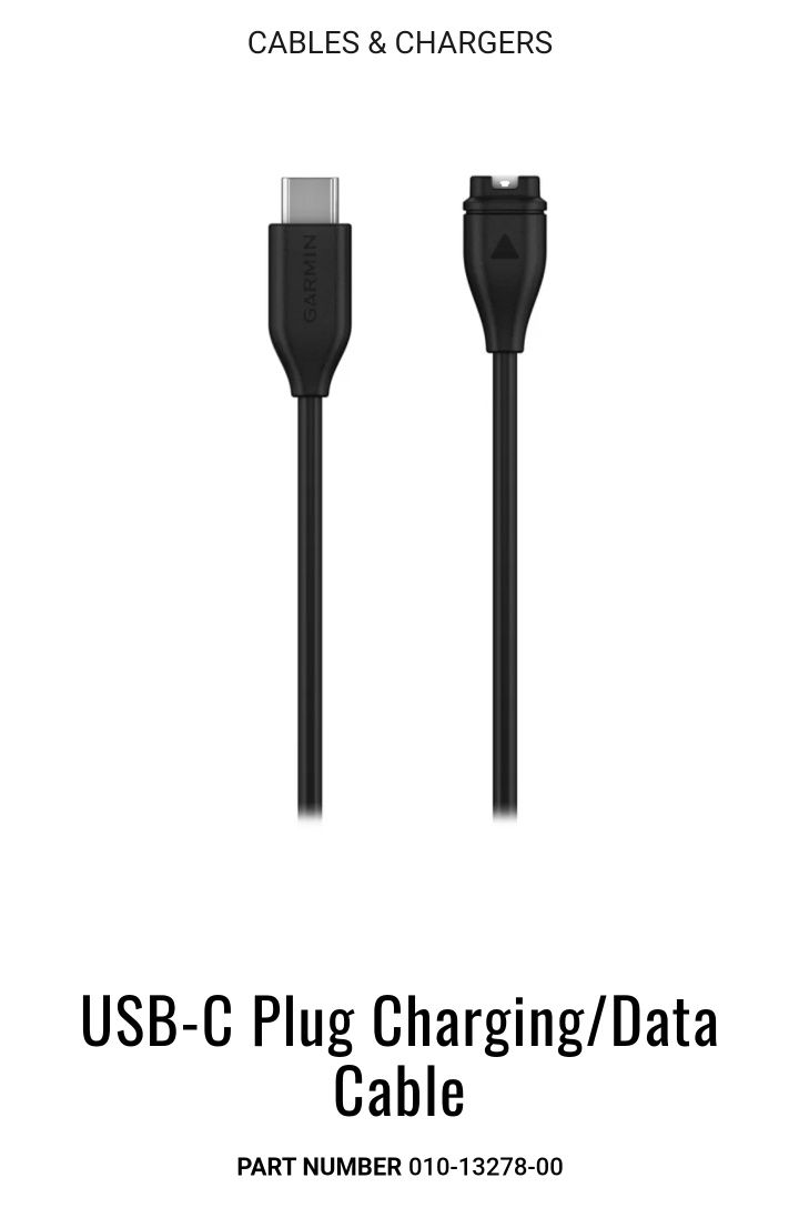 Charger NOU Garmin USB-C Fenix, Epix, Forerunner etc