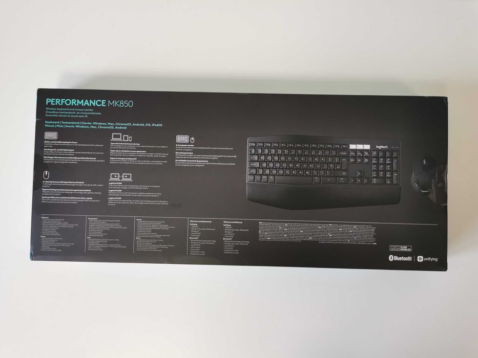 Нов безжичен комплект Logitech MK850 Performance мишка и клавиатура