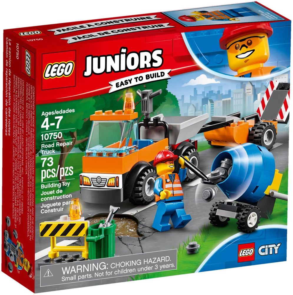 Lego Juniors City 10750 - Road Repair Truck (2018)