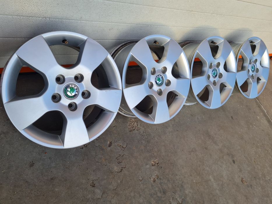 Оригинални джанти за ШКОДА SKODA VW SEAT AUDI R15 5x112 ET38 6.5J