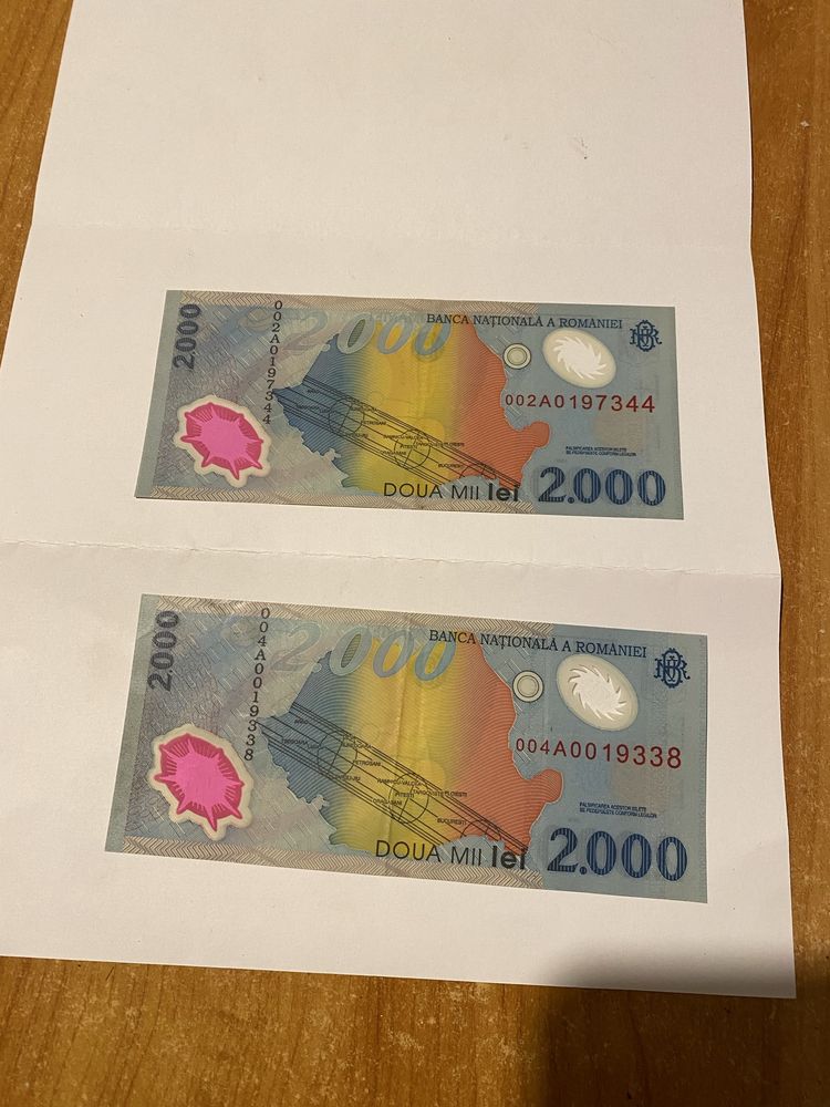 Bancnote 2000 lei