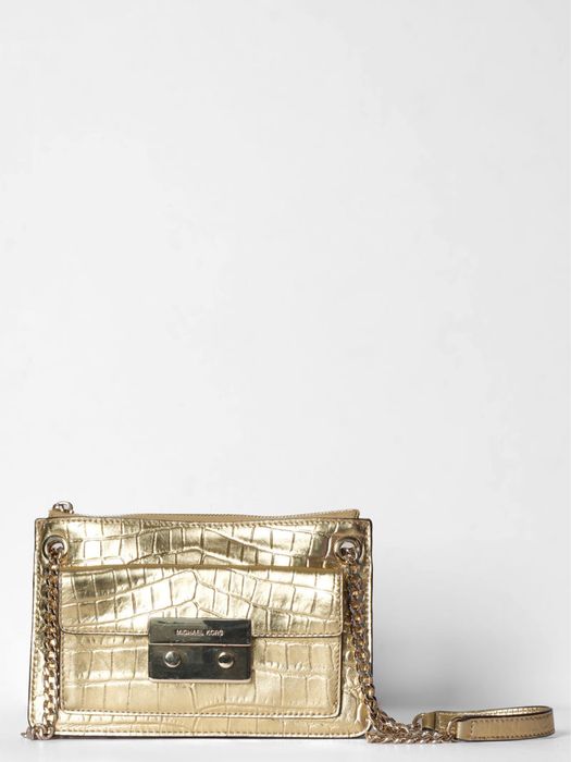 Michael Kors gold crossbag
