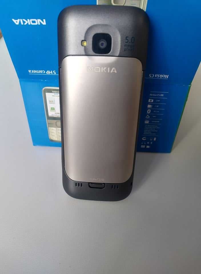 Мобилен телефон Nokia C5-00 сив 5MP, GPS, symbian, ram 512 bluetooth