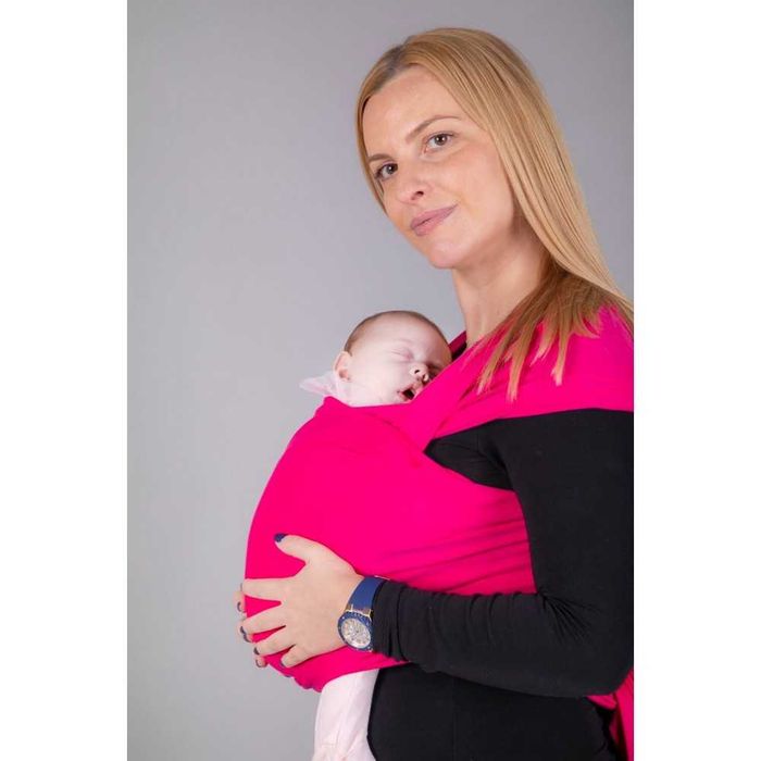 Разпродажба -30% | Еластичен слинг Omniababy | цвят Fuchsia