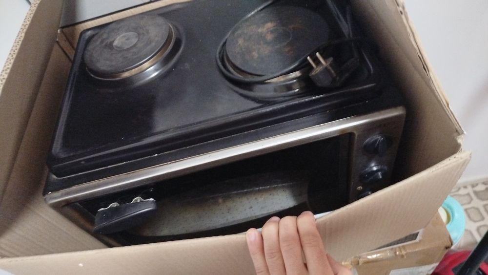 Газплита и духовка электрическая