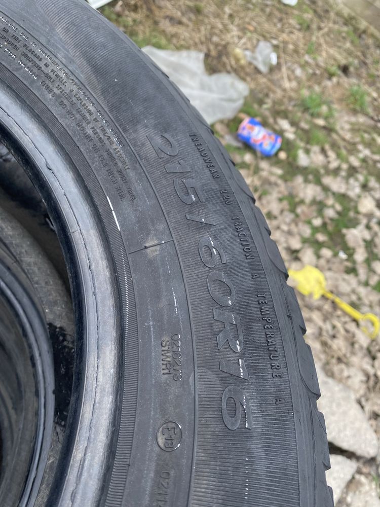 Комплект летние шины 215/60R16.