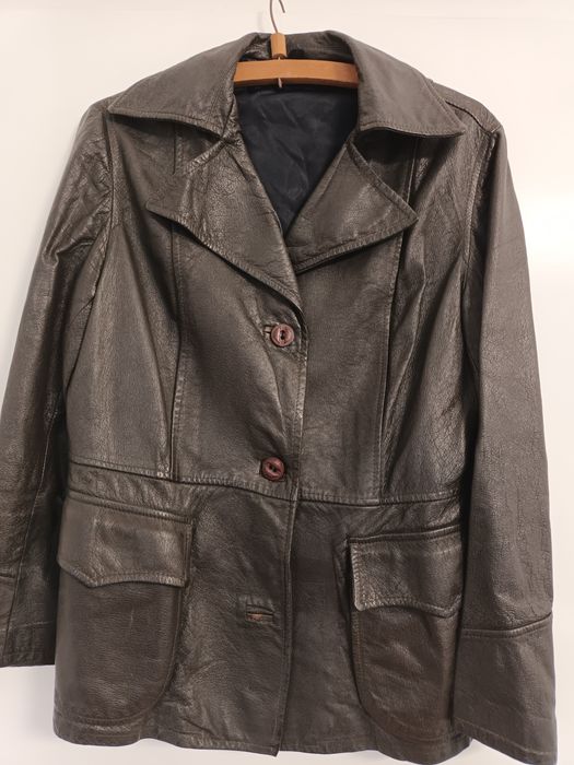 Дамско яке,шуба,телешка напа, луксозна българска колекция