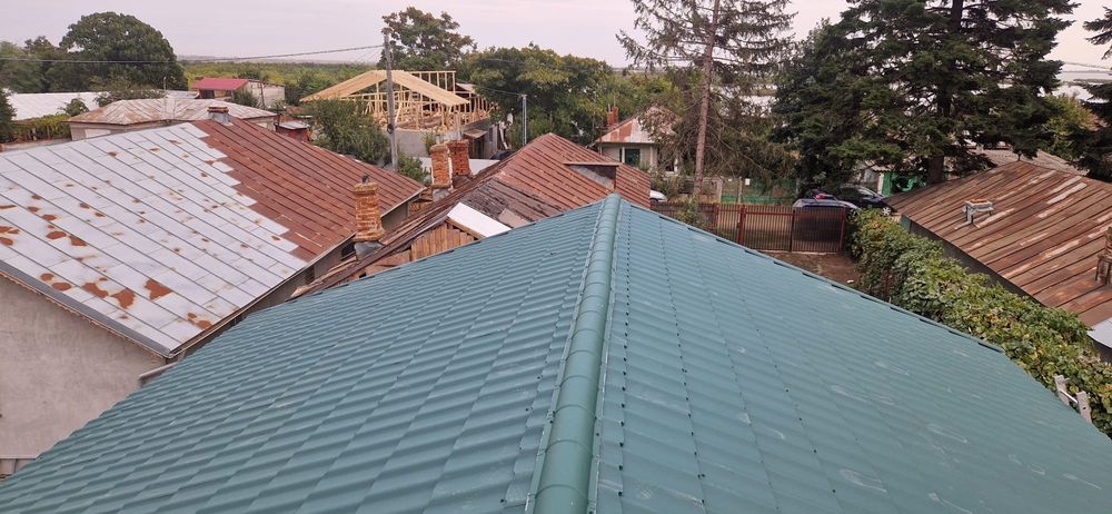 Reparatii montaj acoperișuri dulgherie țiglă metalică și ceramică