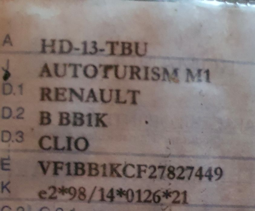 Vand masina Renault Clio II