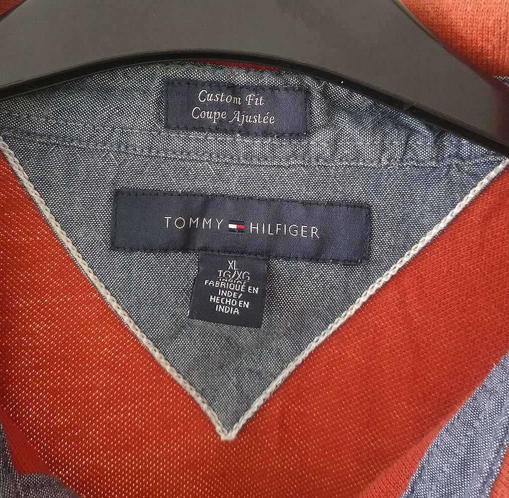 Tommy Hilfiger Поло Тениска Къс Ръкав XL гръден кош 100-115 см Casual