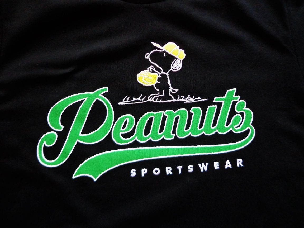 Мъжка тениска Iceberg Peanuts Sportswear Black T-shirt размери L,XL