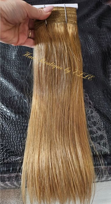 Естествена светлокестенява коса