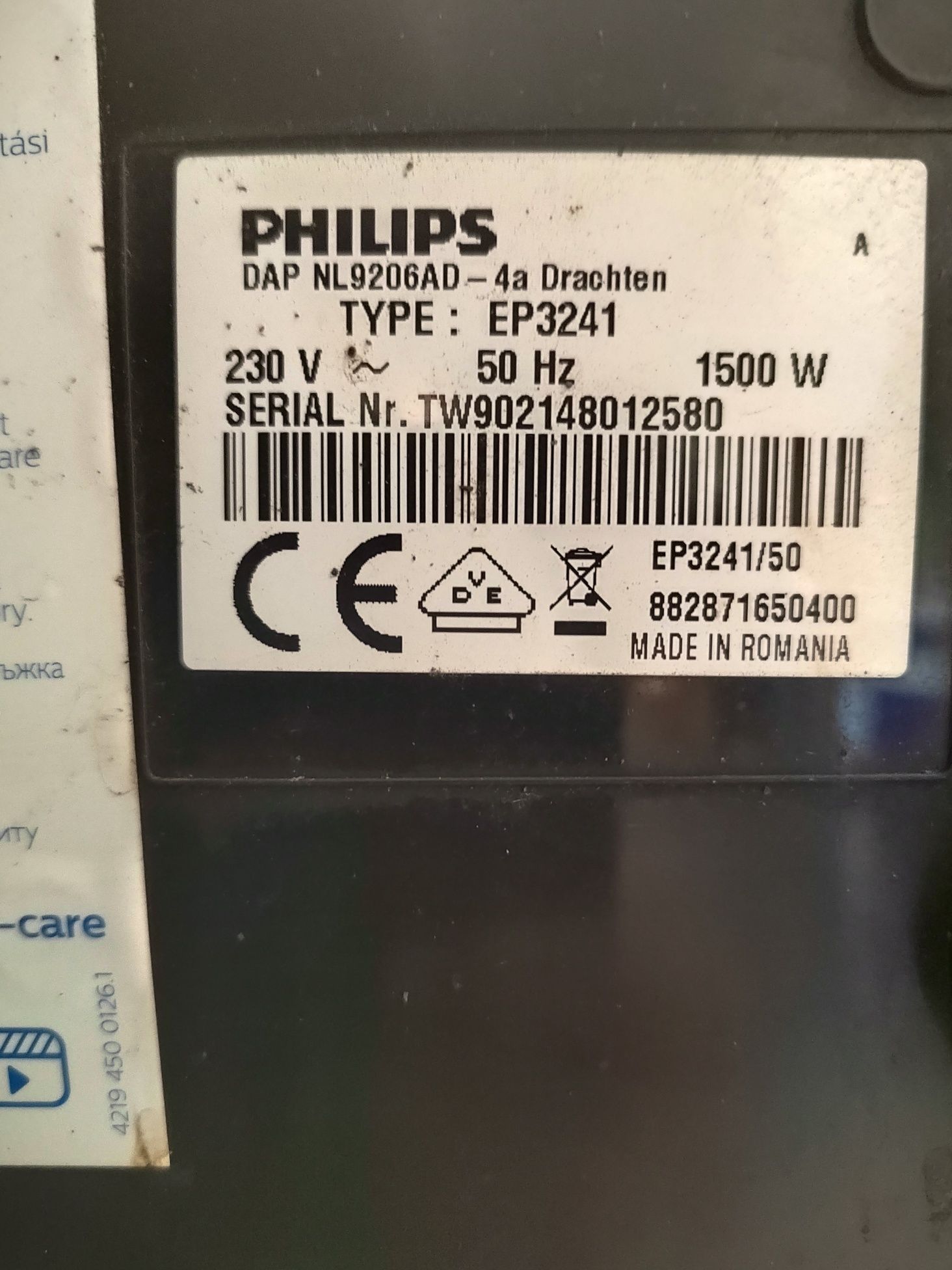 Philips EP 3241/50 Latte go