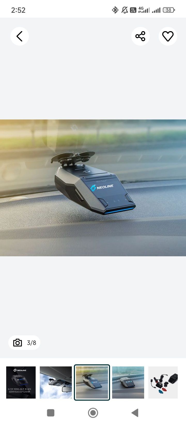 Neonline radar 8800 sotiladi holati b/u