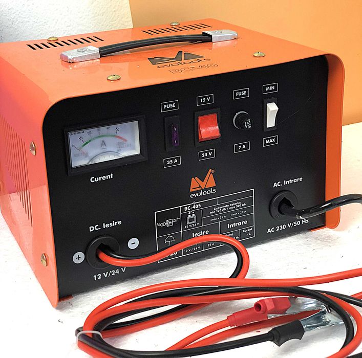 Redresor auto EvoTools 12/24V, 25A, 369 lei