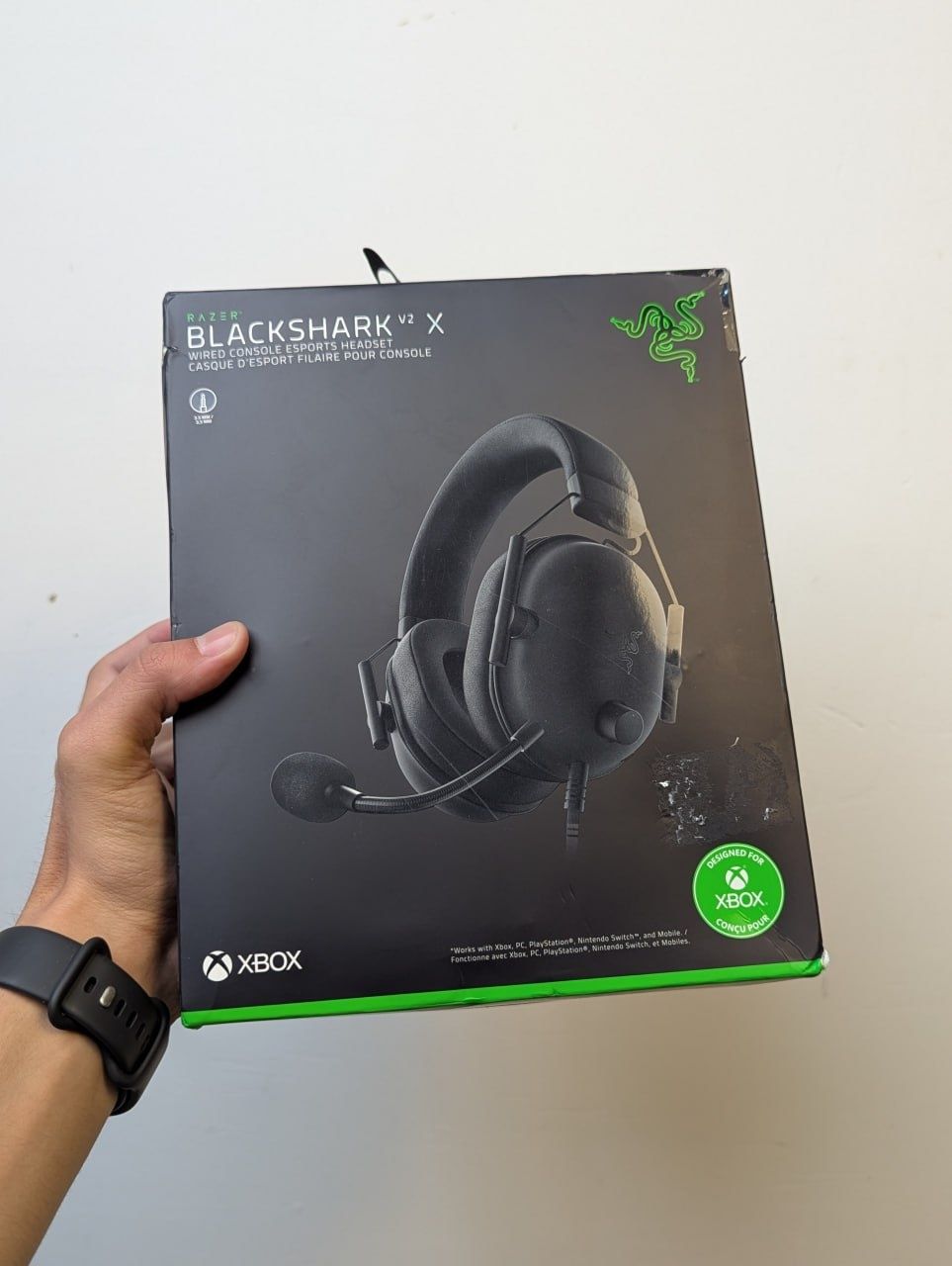 Razer Blackshark V2 X (XBOX) 3.5mm aux