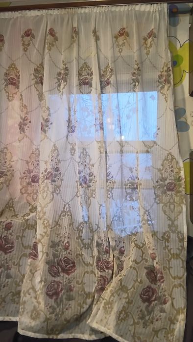 Тюль- штора на небольшое окно или нишу