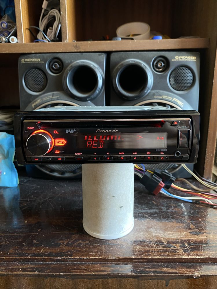 Pioneer DEH-X7800DAB - ВИСОК КЛАС 4V- BLUETOOTH USB CD плеър сд радио