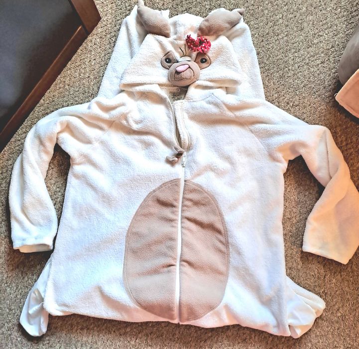 Onesie pufos catel pijama cu totul onesie pijama salopeta