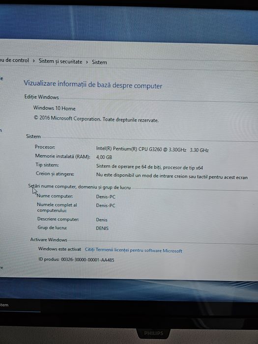 Unitate PC SSD 128gb rami 4gb placa video 1gb procesor intel dual core