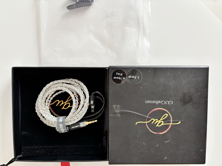 Cablu de upgrade pentru căști GUCraftsman, 0,78 mm, 2 pini, 6N