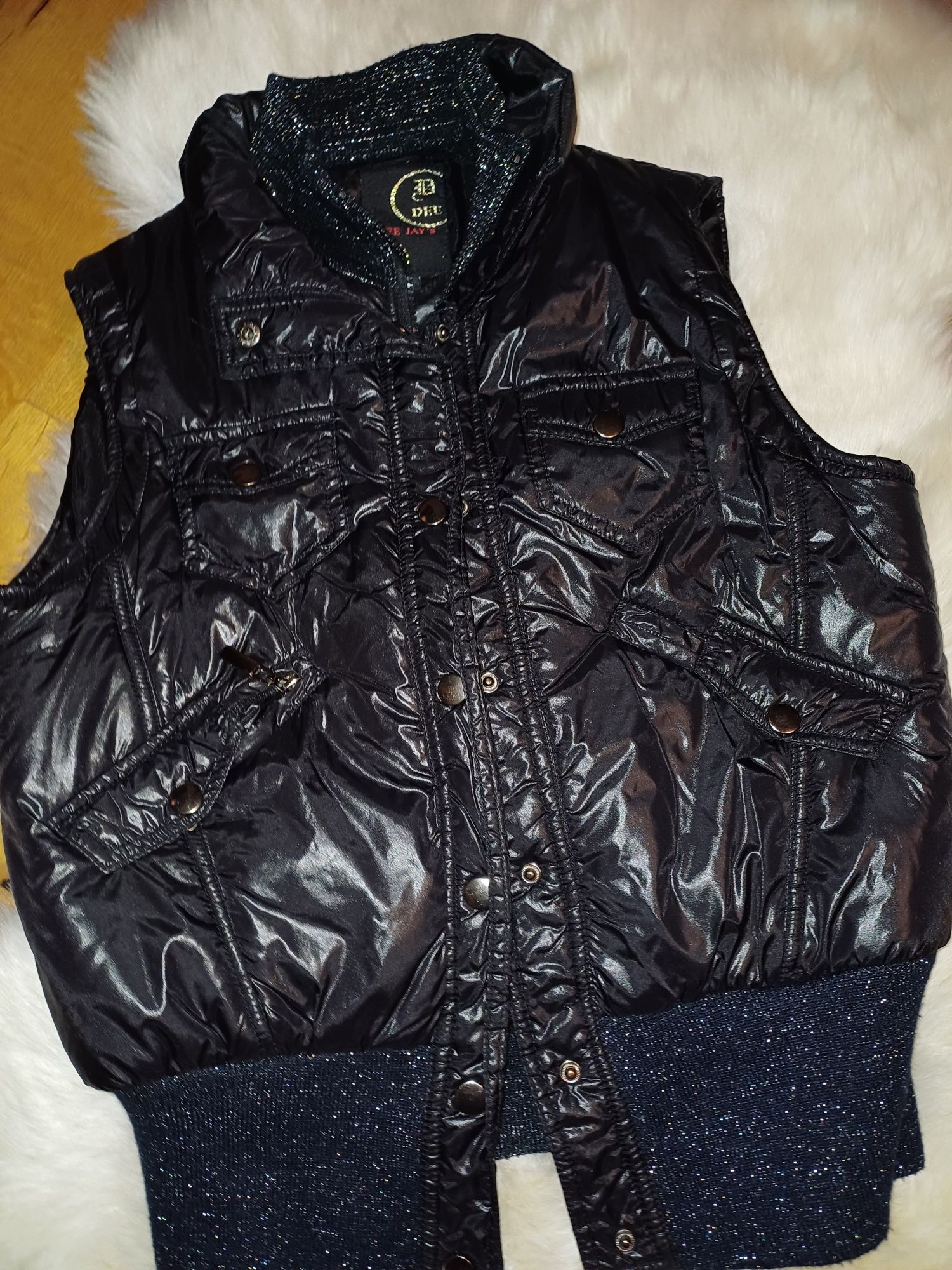 Vestă neagră, măr XS