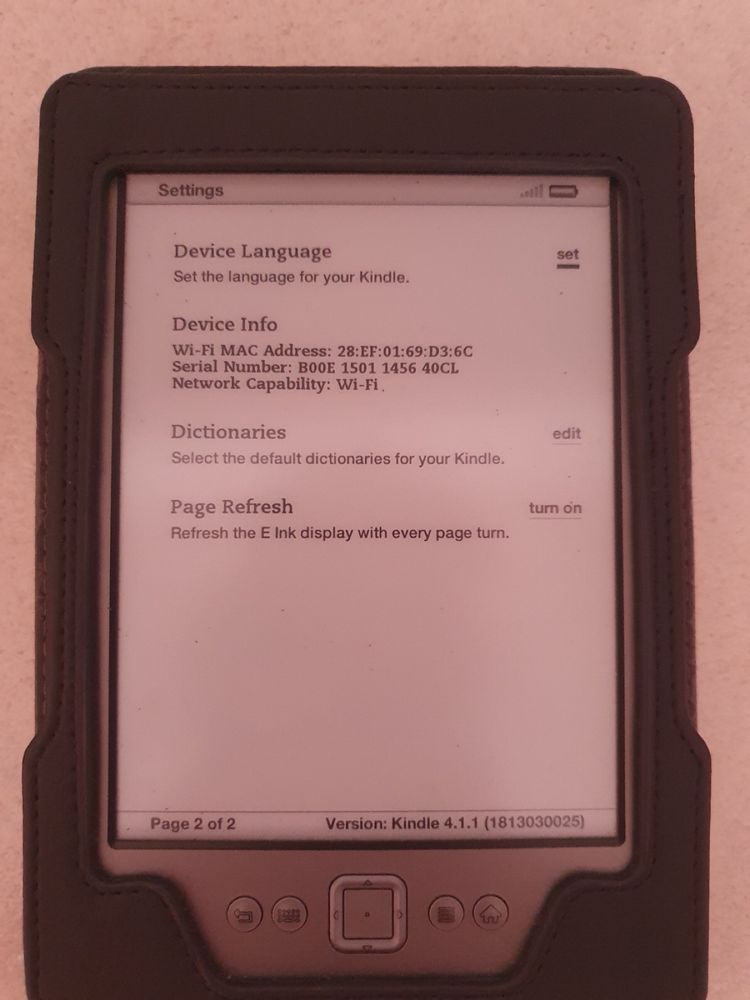 Електронен Четец за книги и др. Amazon KINDEL  Model NO D01100