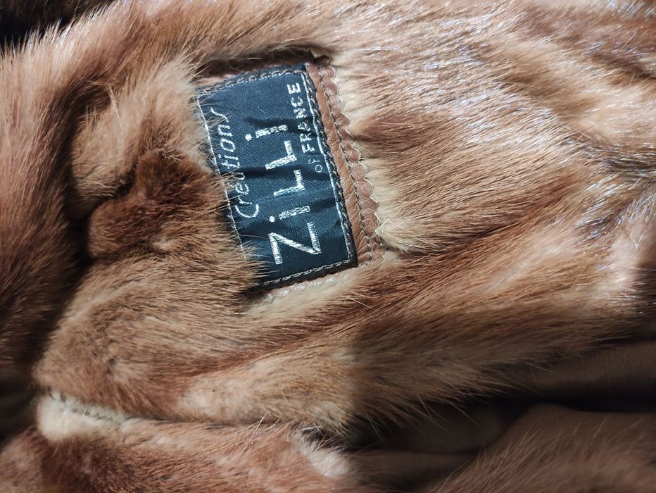 Haina piele blana naturala Lux ZILLI