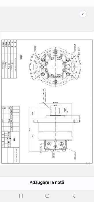 Hidromotor / transmisie finala Poclain MS02-0-113-A02-2A30 pt Amman